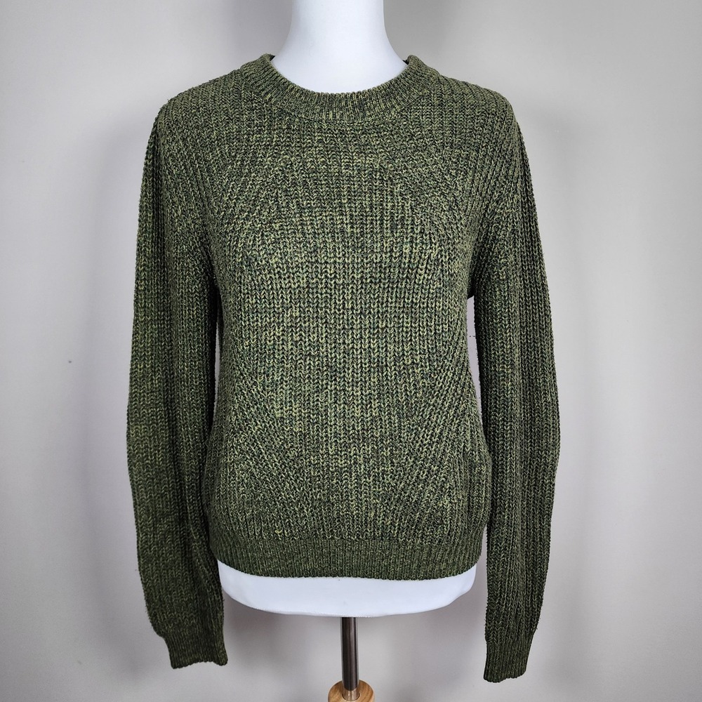 H&M Knit Sweaterโ Womens Small Forest Elfcore Mossy Earthy Grunge Kurt Cobain